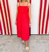 By Together - Rouge Smocked Dress