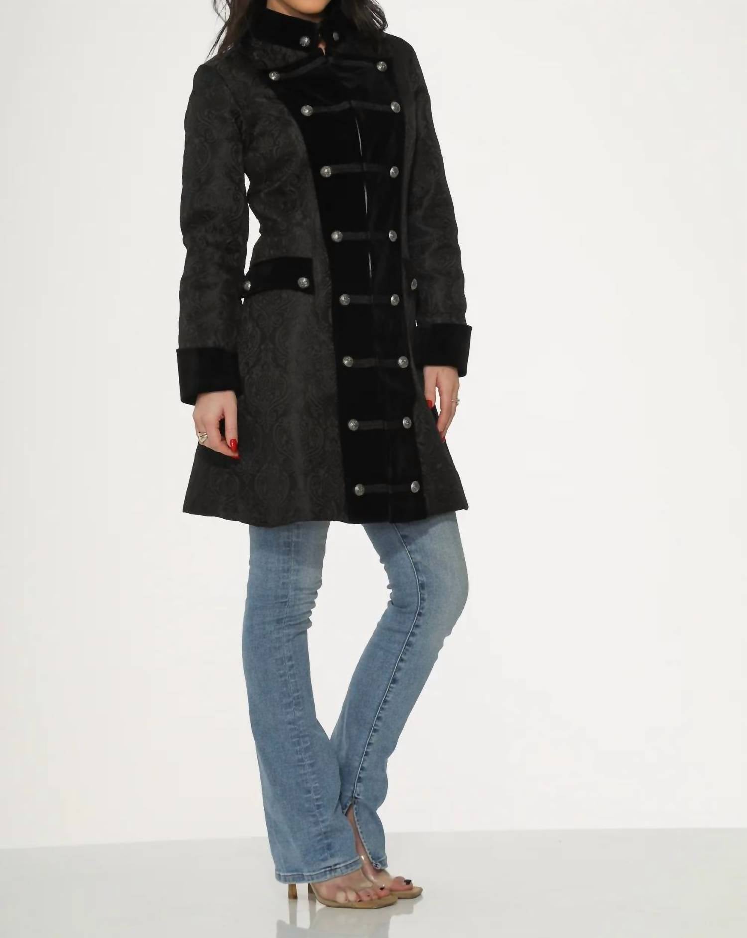 Orchid Bloom - Pirate Long Coat