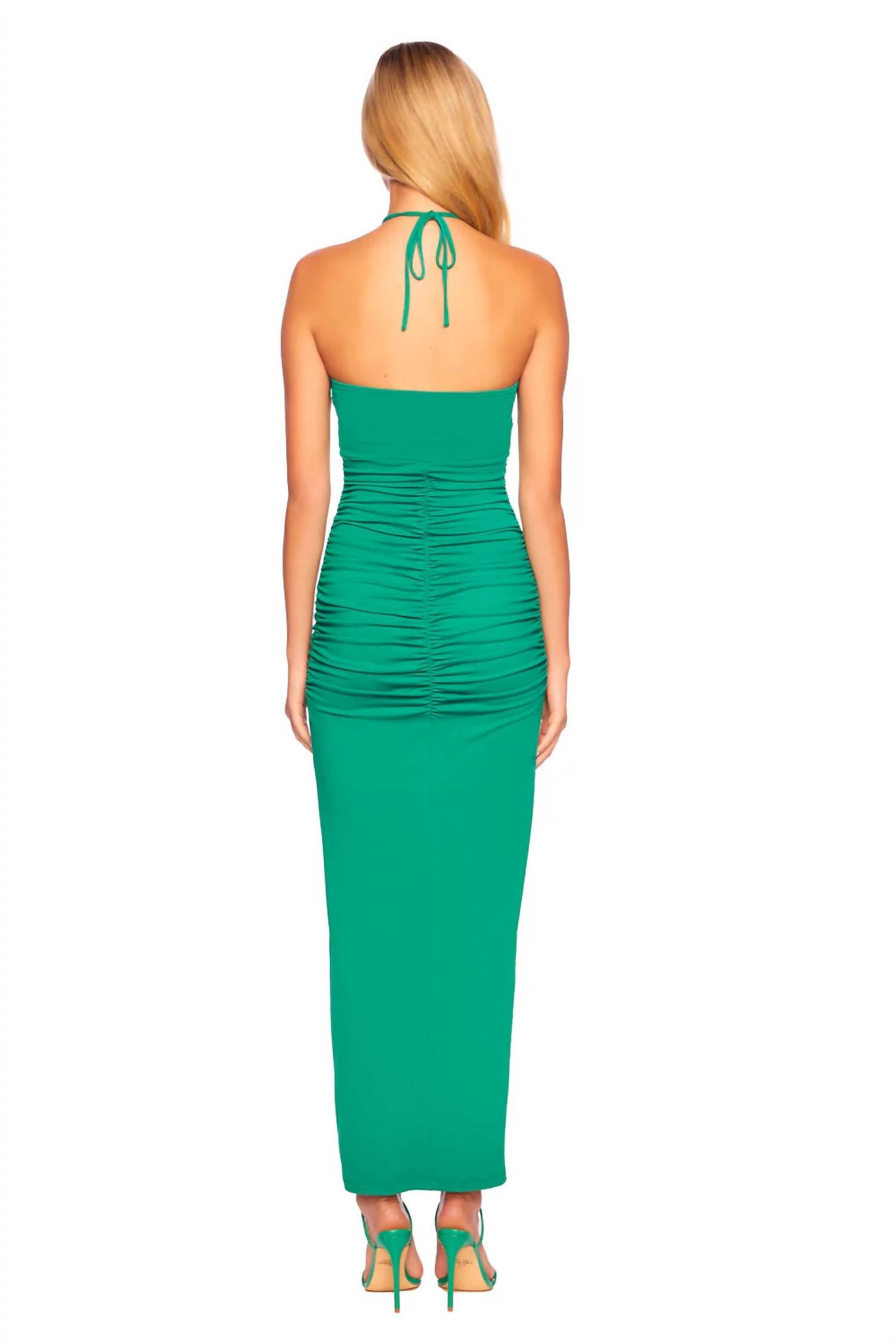 Susana Monaco - Gather Front Halter Dress