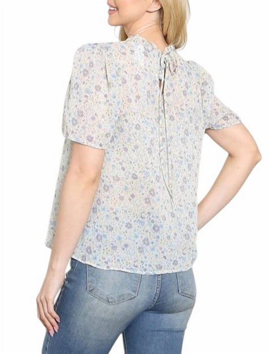 Westmoon - Short Sleeved Floral Print blouse