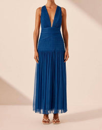 Shona Joy - Maya Plunged Tie Back Dress