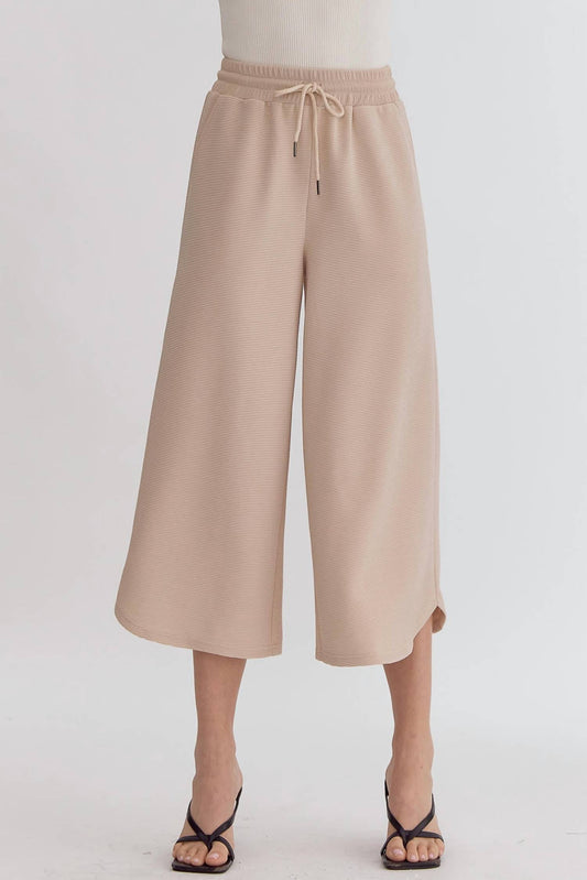 Entro - Cropped Drawstring Pant