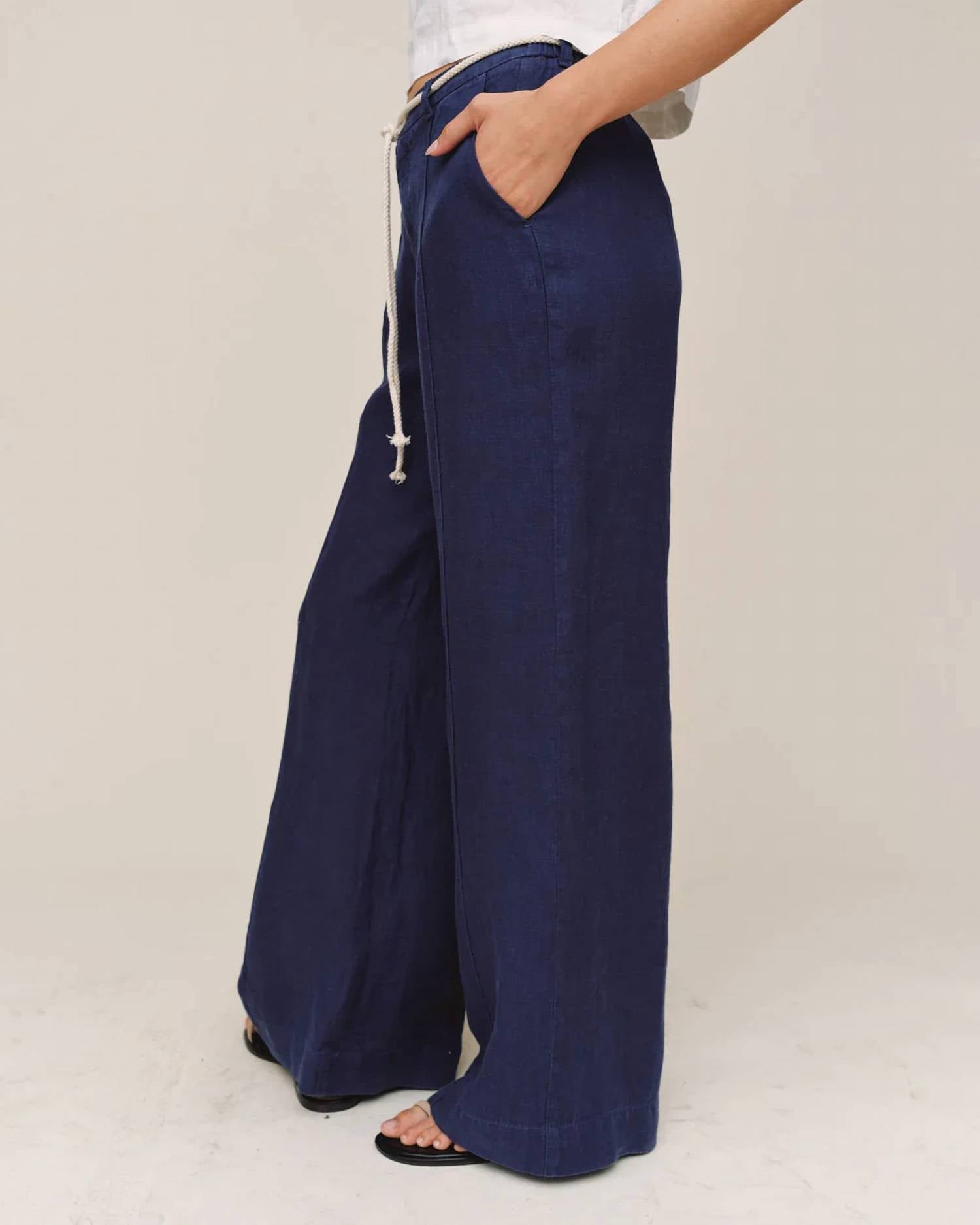 Bella Dahl - Clean Waist Pintuck Wide Leg Pant