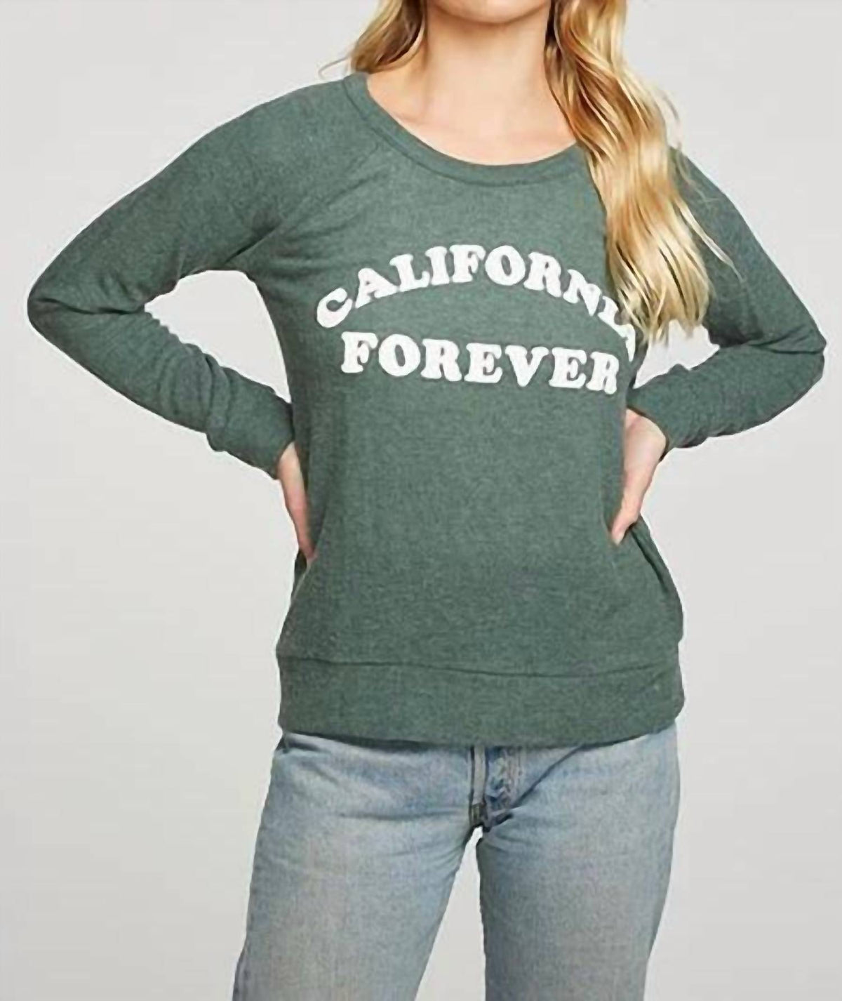 Chaser - Rpet Knit Long Sleeve Raglan Pullover