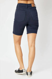 Judy Blue - Women's Cora Tummy Control Bermuda Shorts