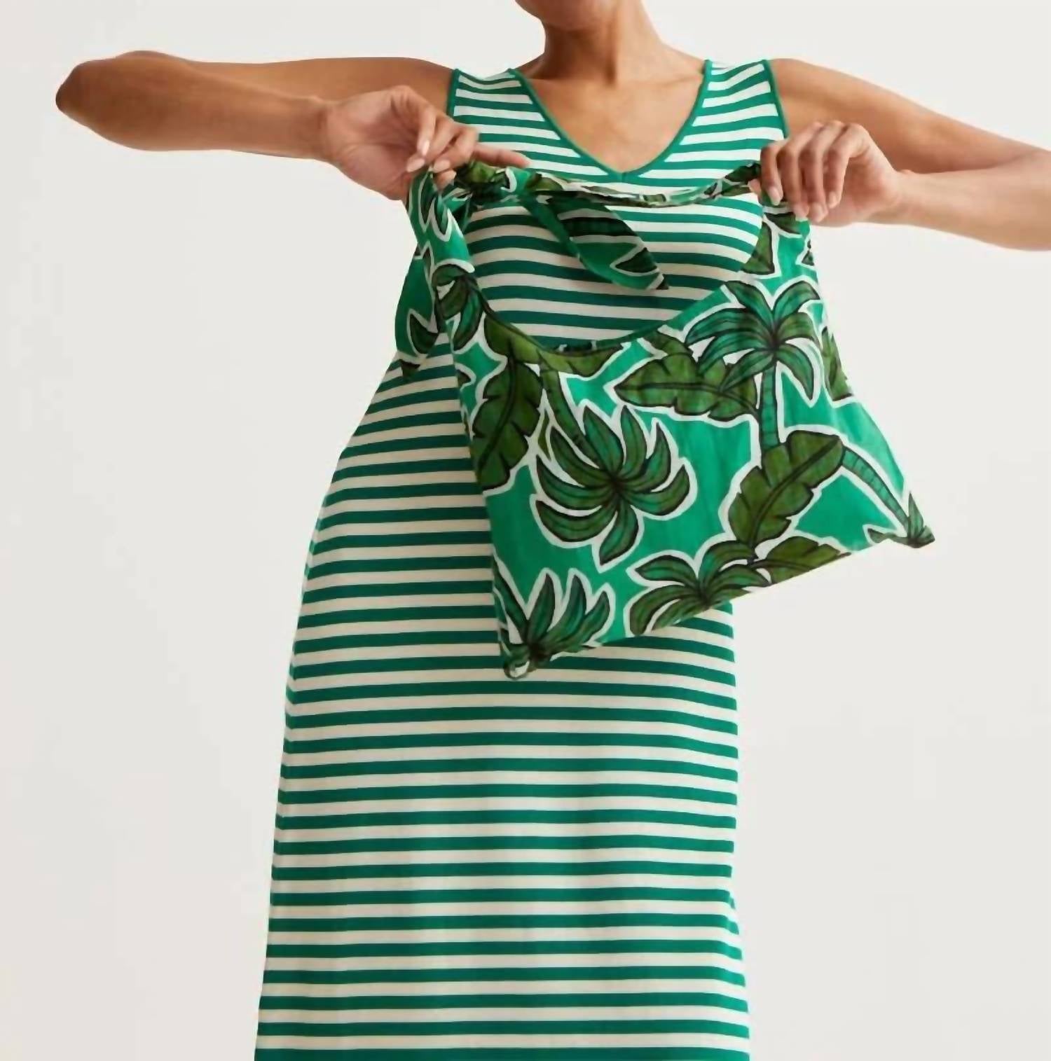 Compania Fantastica - Sleeveless Stripe Maxi Dress