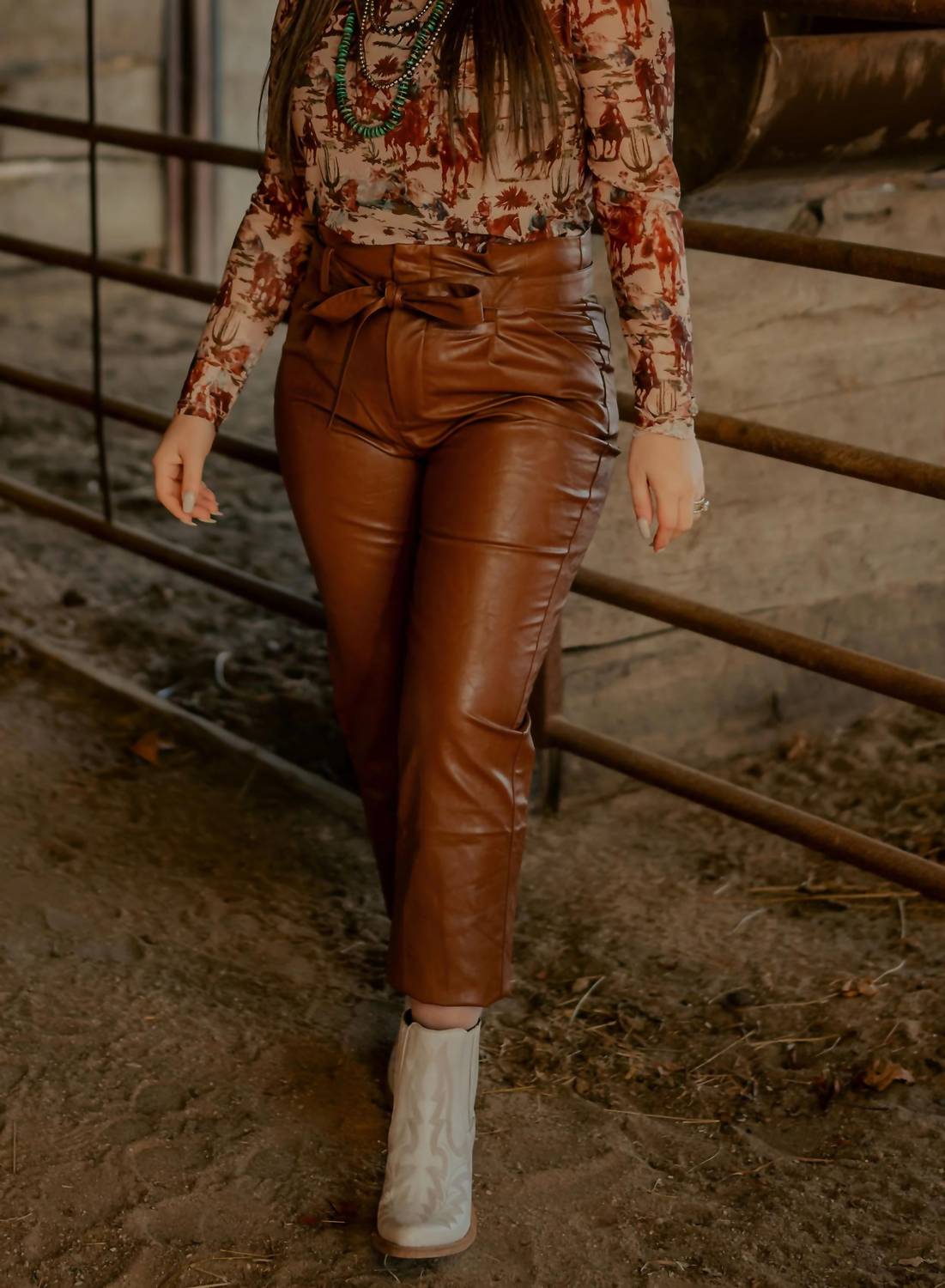 Dance & Marvel - The Tomi Faux Leather Pants
