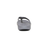 Aetrex Women's Maui Sandal in grey - women's sandal - detail view