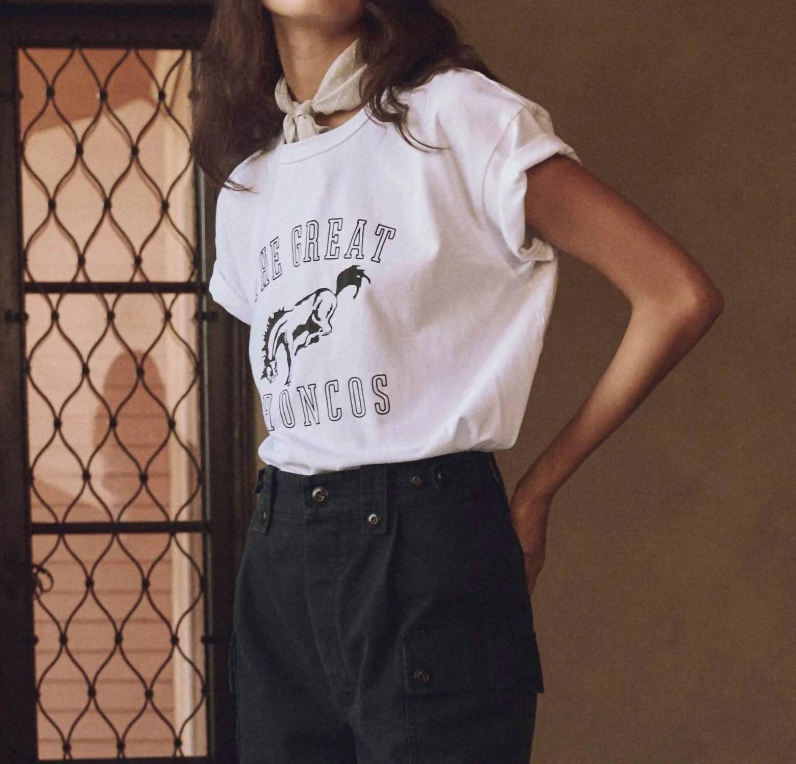 The Great. - Boxy Crew Bucking Bronco Tee