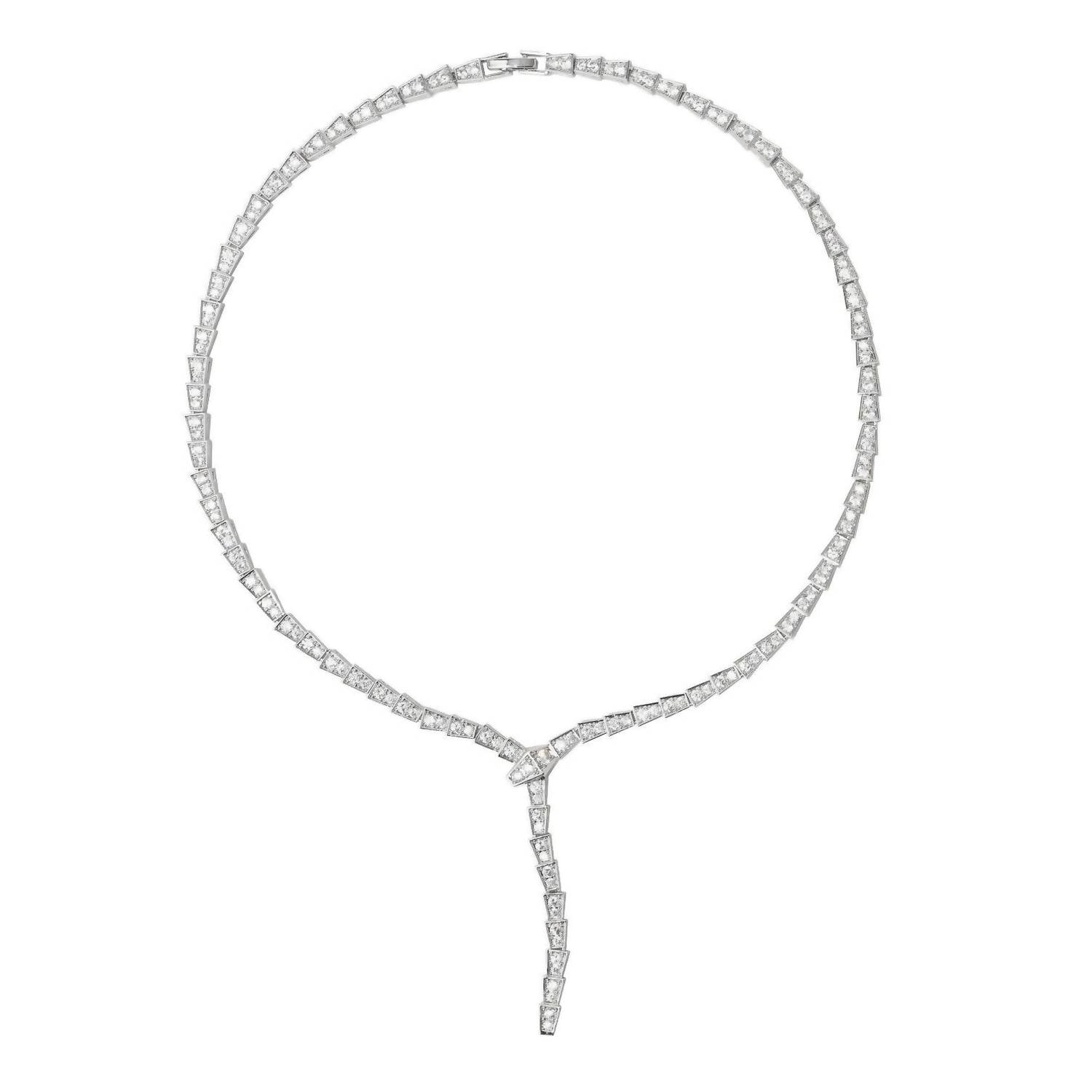 Sahira Jewelry Design - Women's Trina Snake Lariat Necklace