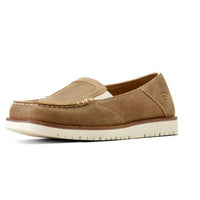 ARIAT Women's Cruiser Easy Flex Wide Square Toe Shoe in trusty brown - women's flats