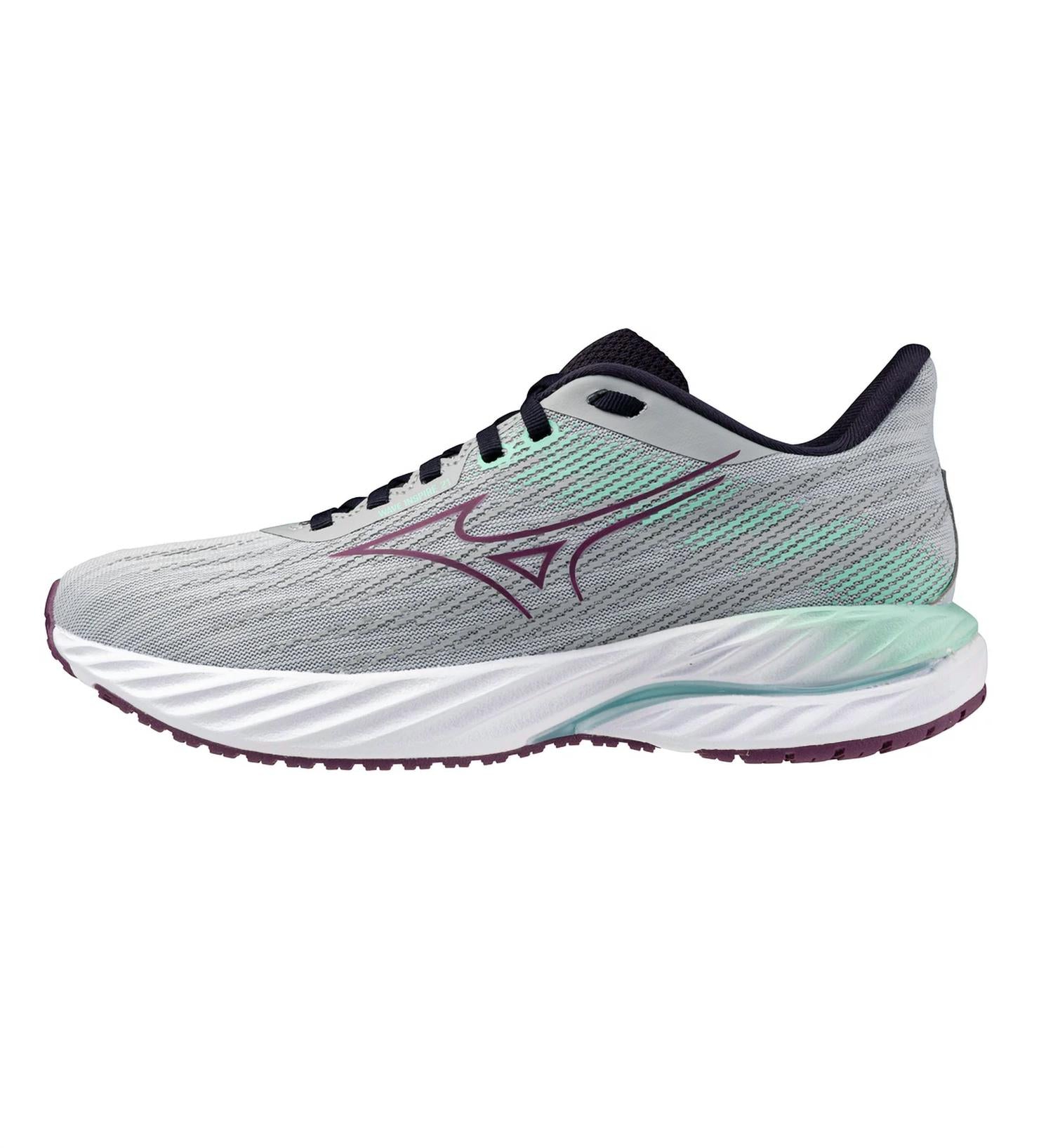 MIZUNO Women's Inspire 21 Running Shoes in gray navy - women's shoe