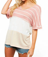 Haptics - V-neck Short Sleeve Top