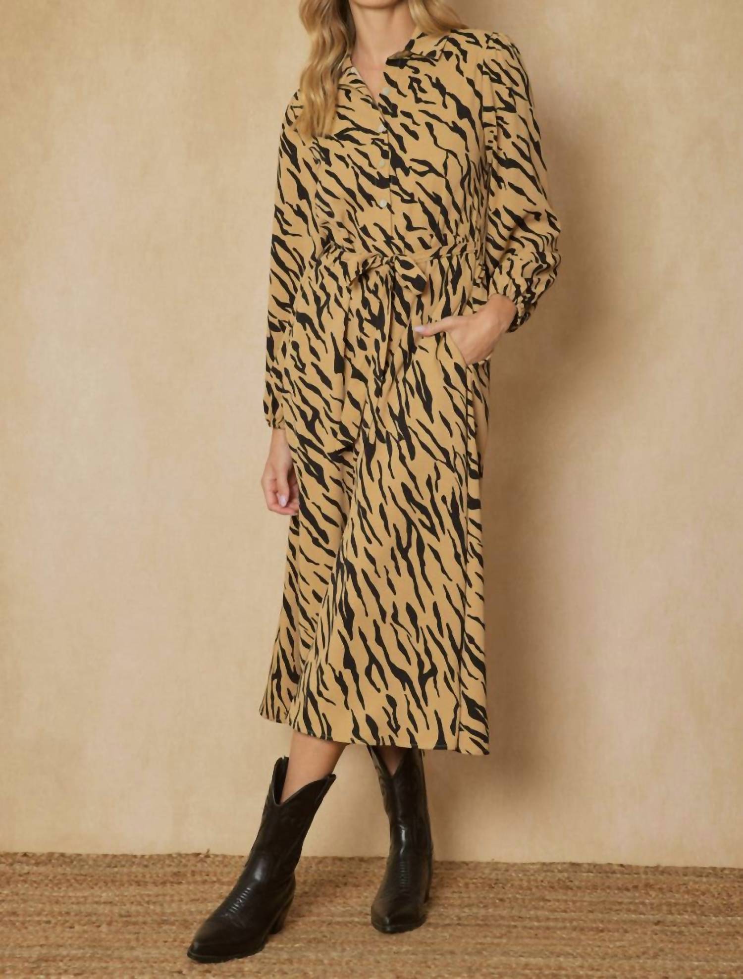 Entro - Button Up Maxi Dress