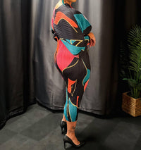 Dorcas - Sunset Swirl Dress