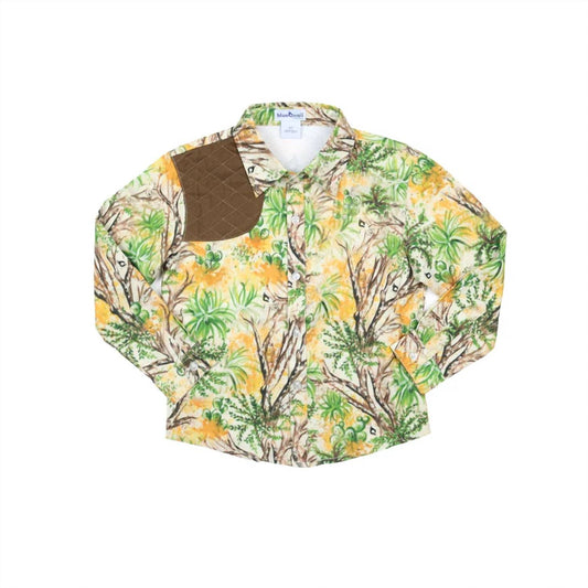 Blue Quail Clothing Co. - Boy Long Sleeves Shoulder Patch Shirt