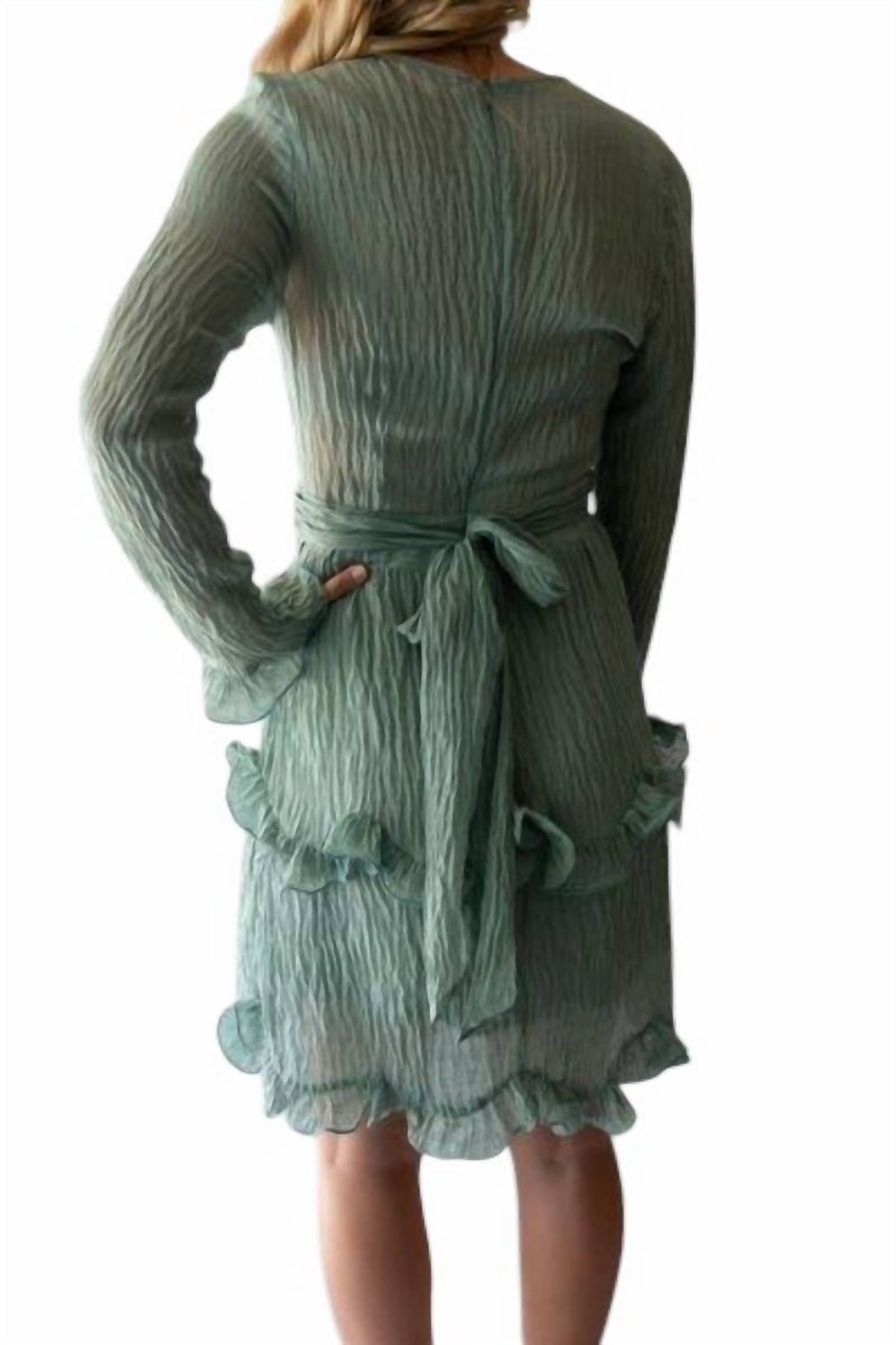Macaron - Swirl Ruffle Dress