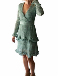 Macaron - Swirl Ruffle Dress