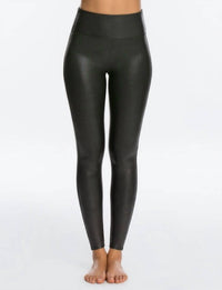 Spanx Faux Leather Leggings in black 5 - women's pants