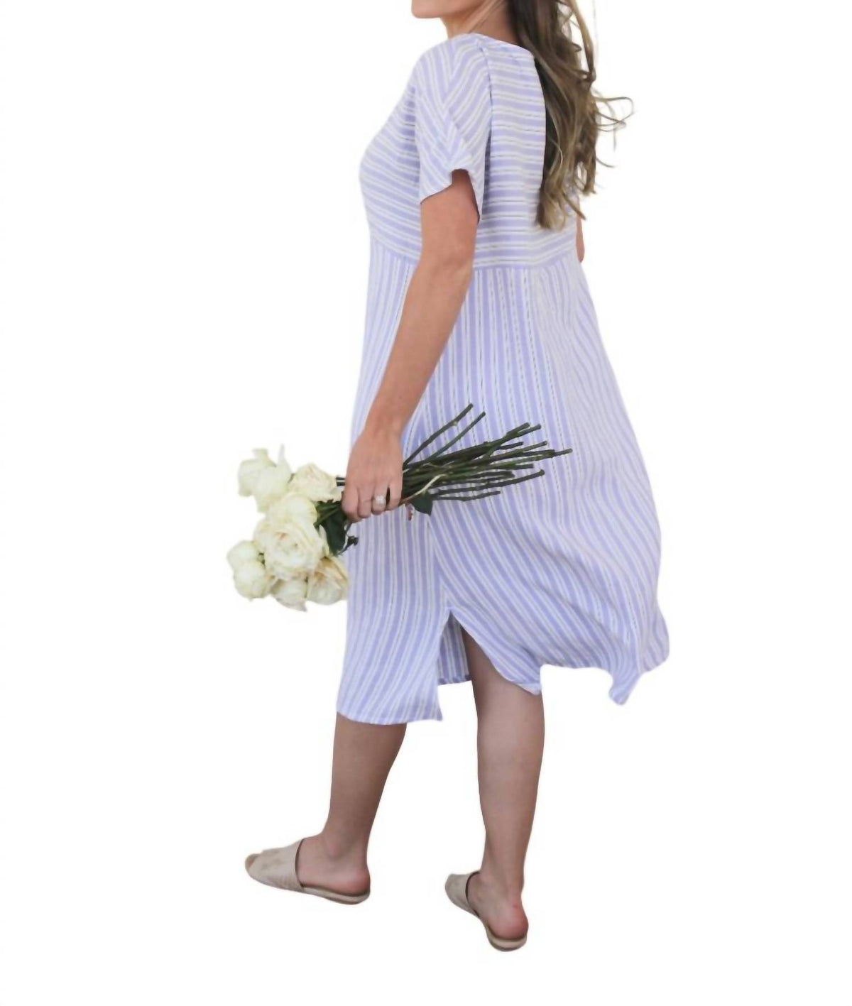 Liv & Co. - Striped Muslin Dress