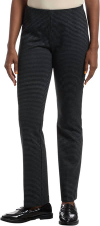 Elliott Lauren - Houndstooth Straight Pull On Pants