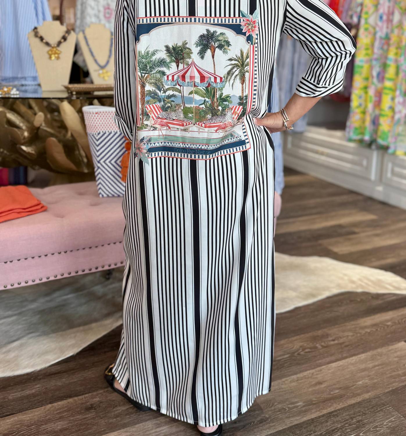 Vilagallo - Dolce Far Niente Shirt Midi Dress