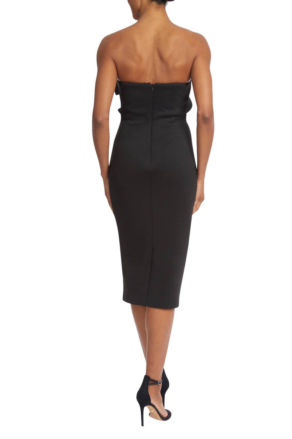 Badgley Mischka Pinwheel Cocktail Dress in Black