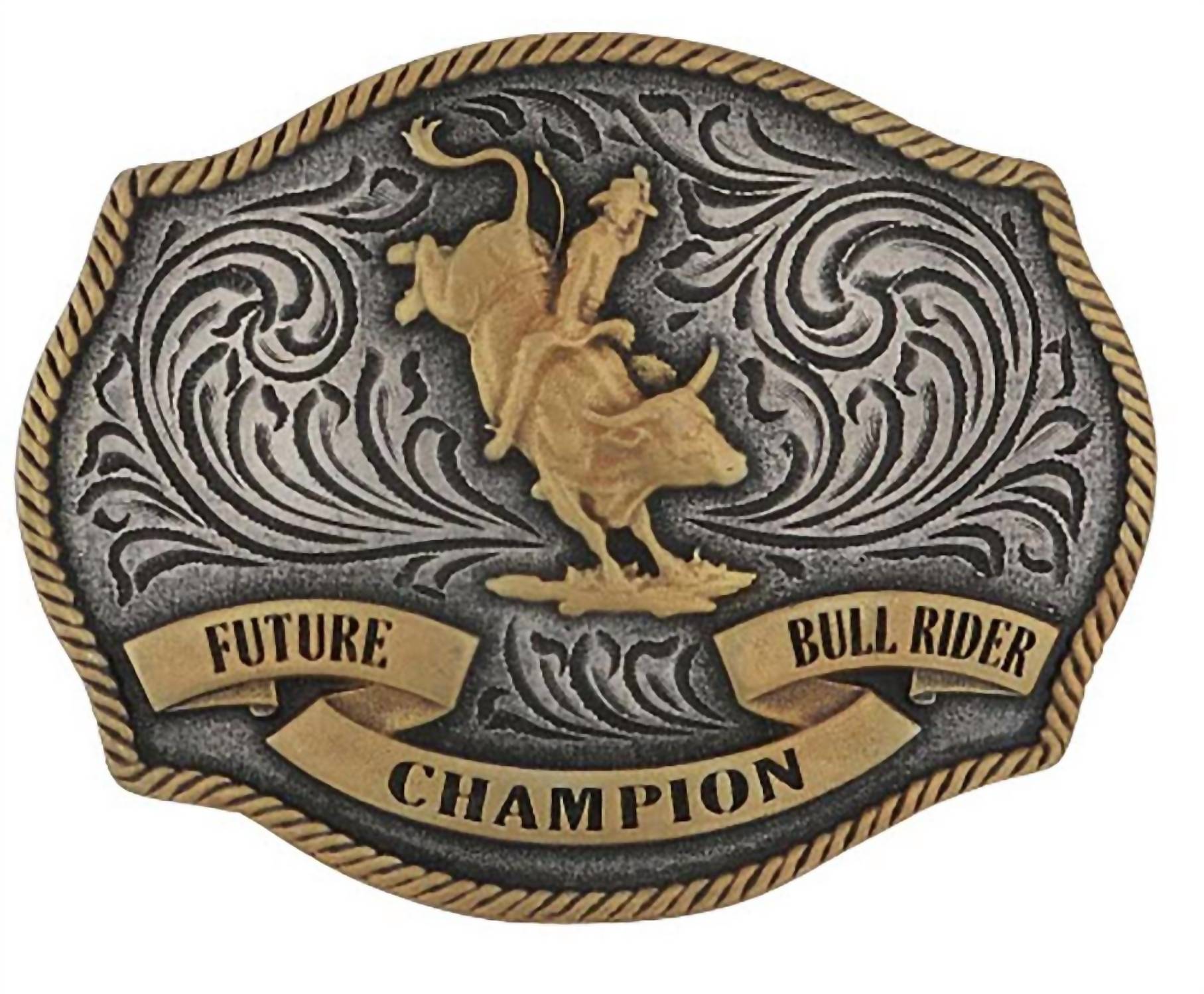 Montana Silversmiths - Kids Future Bull Rider Belt Buckle