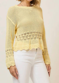 Cozy Co. - Breeze Open Knit Sweater