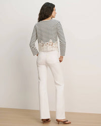Veronica Beard - Crosbie Mid-rise Slim Wide-leg Jeans