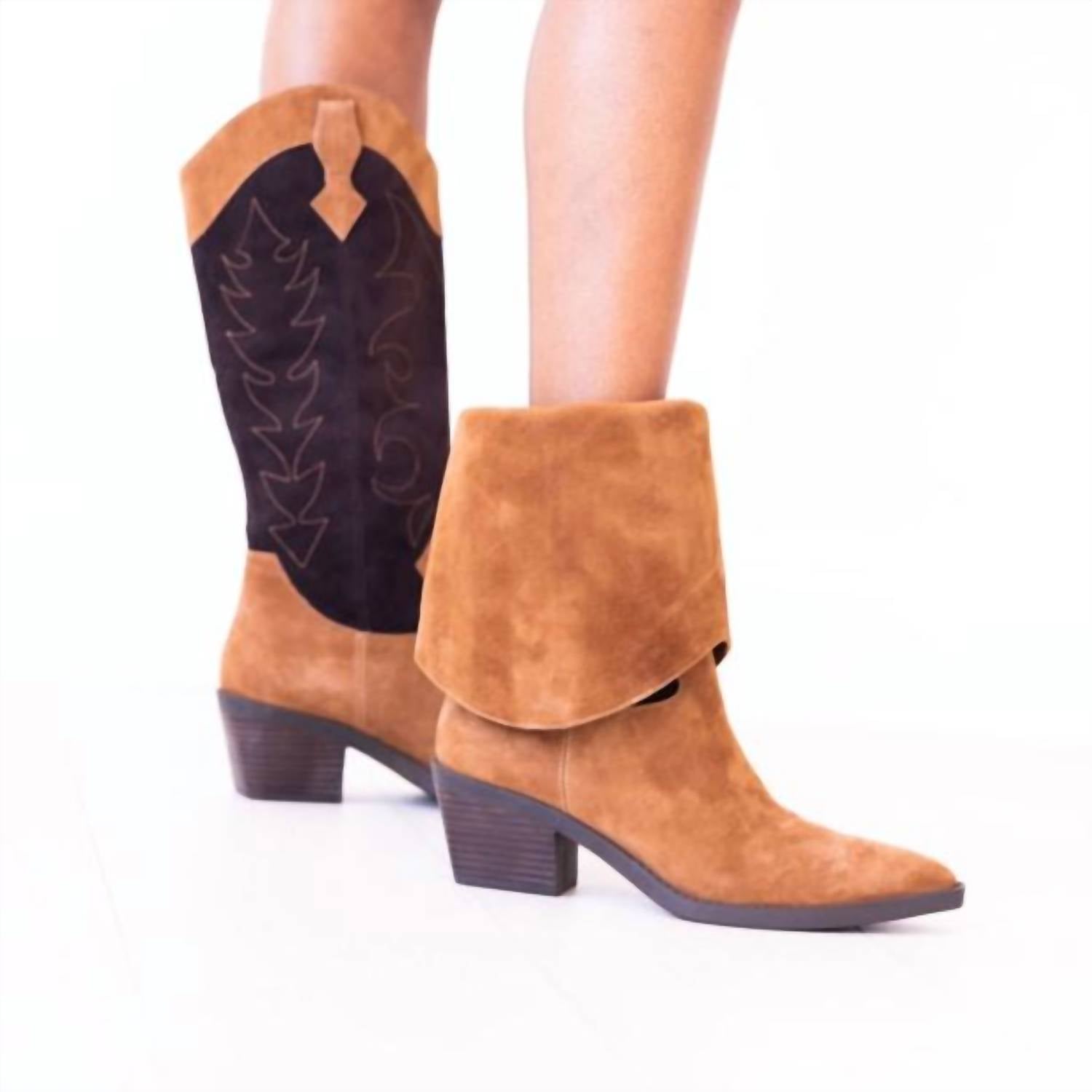 L'Amour Des Pieds - Women's Veera Block Heel Boots