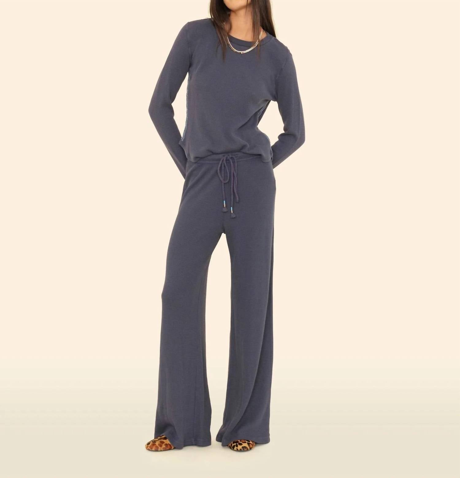 XIRENA Theo Long Sleeve Top in grey smoke - women's long sleeve top