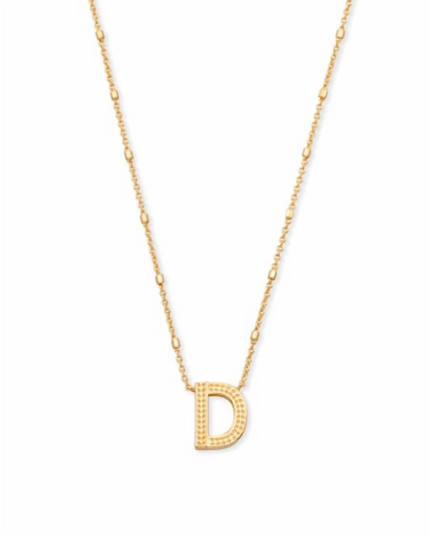 Kendra Scott - Women's Letter D Pendant Necklace