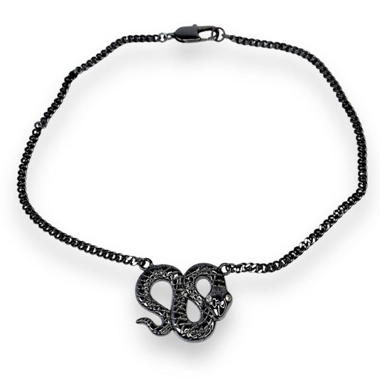 Jagged Halo Jewelry - Women's Python Necklace