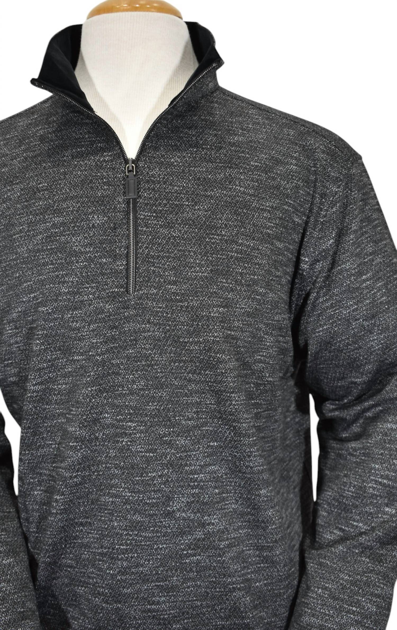 Marcello - Bodrum Slate Quarter Zip Top