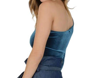 Lucca - One Shoulder Velvet Top