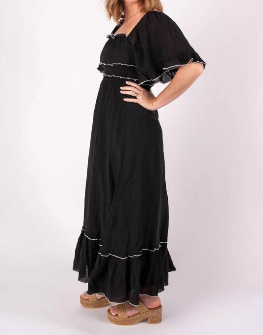 Klesis - Brynn Short Sleeve Maxi Dress