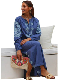Exvoto - Jules Caftan With Embroidery