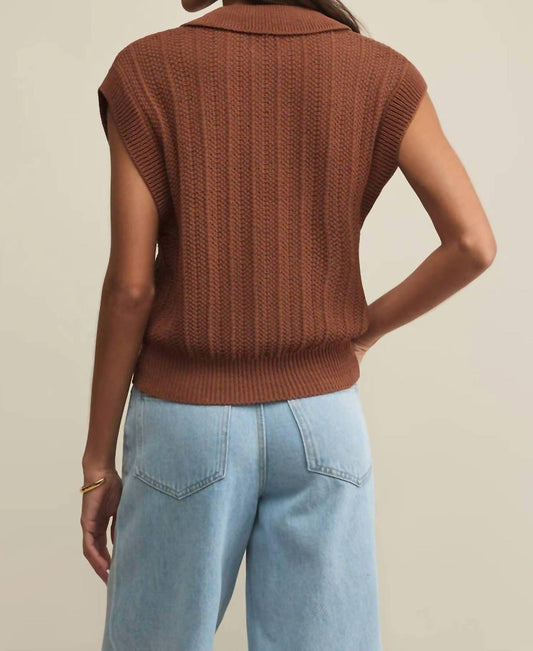 Z Supply - Lauden Crochet Polo Top