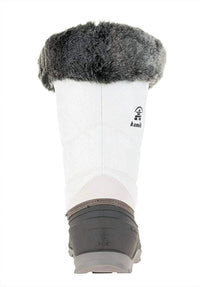 Kamik - Women's Momentum2 Pull On Rounded Toe Waterproof Fur Trim Ankle Snow Boots