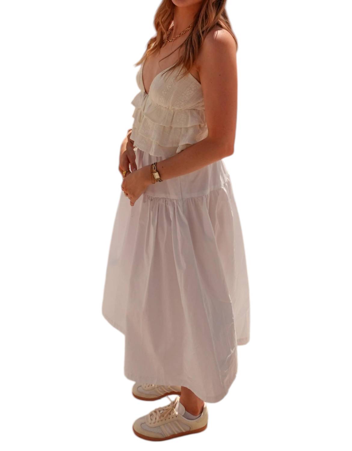 Olivaceous - Santorini Midi Skirt