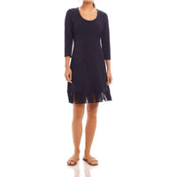 Karen Kane - Fringe Hem Mini Dress