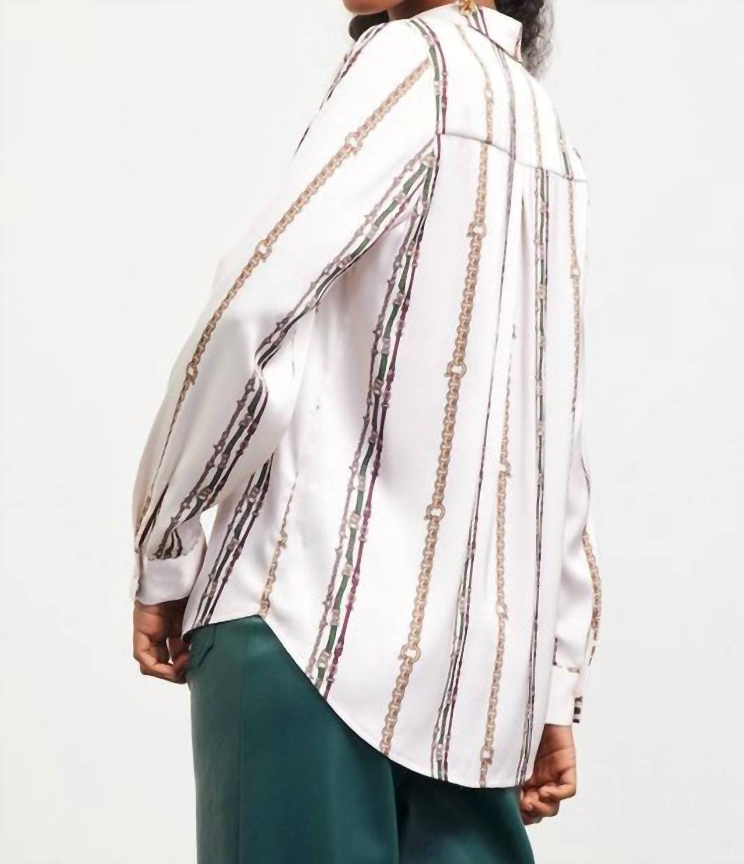 Skies Are Blue - Print Long Sleeves Top