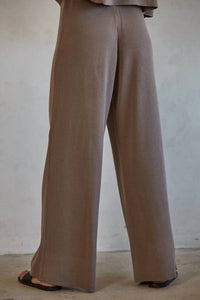 By Together - Ribbed Wide Leg Pants