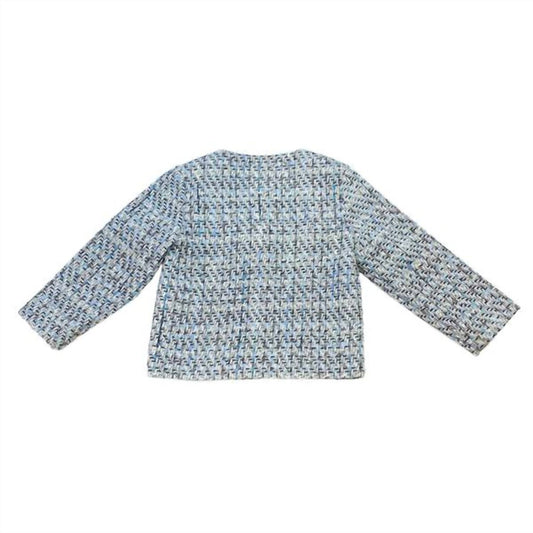 Doe A Dear - Girls Pearl Button Tweed Jacket
