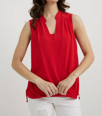 Joseph Ribkoff - V-neck Sleeveless Pullover