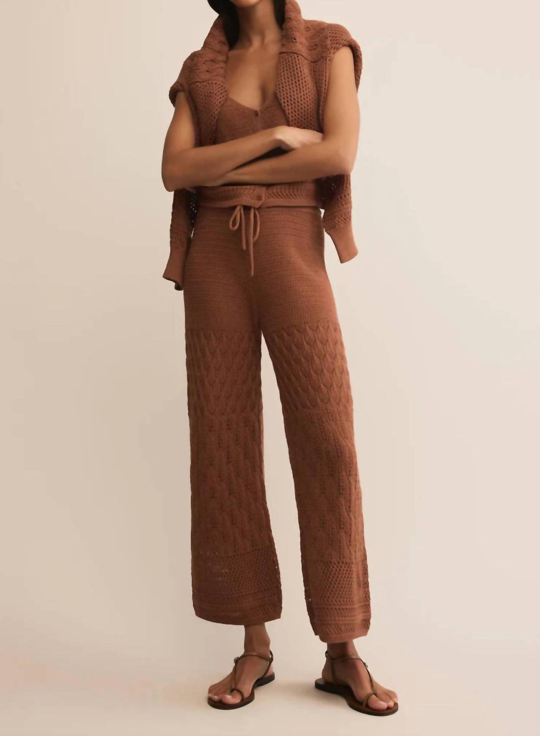 Z Supply - Adia Crochet Wide Leg Pants