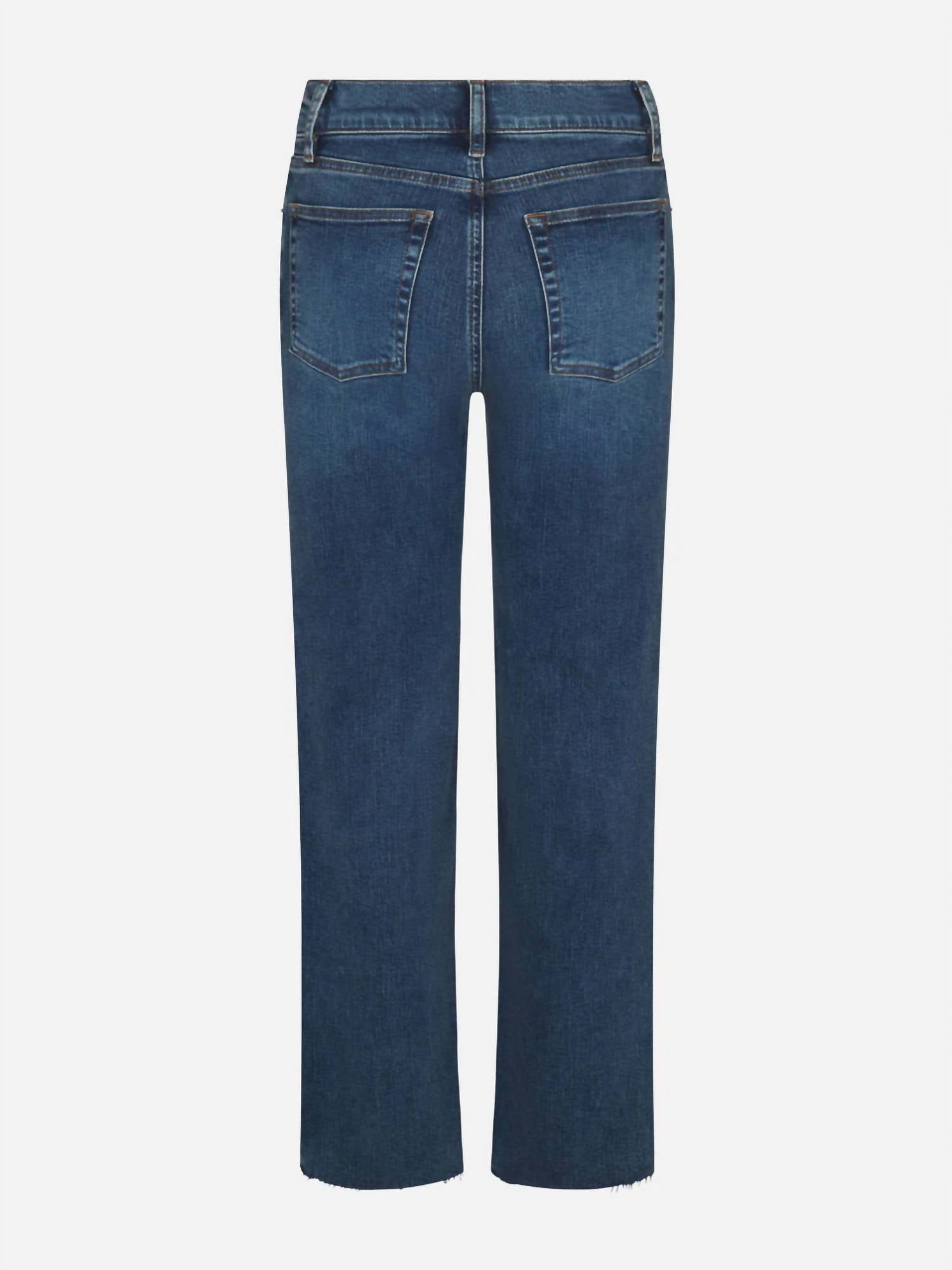 FRAME Mellow Stretch Denim Wide Leg Jeans in canal raw after - women's jeans - view 5