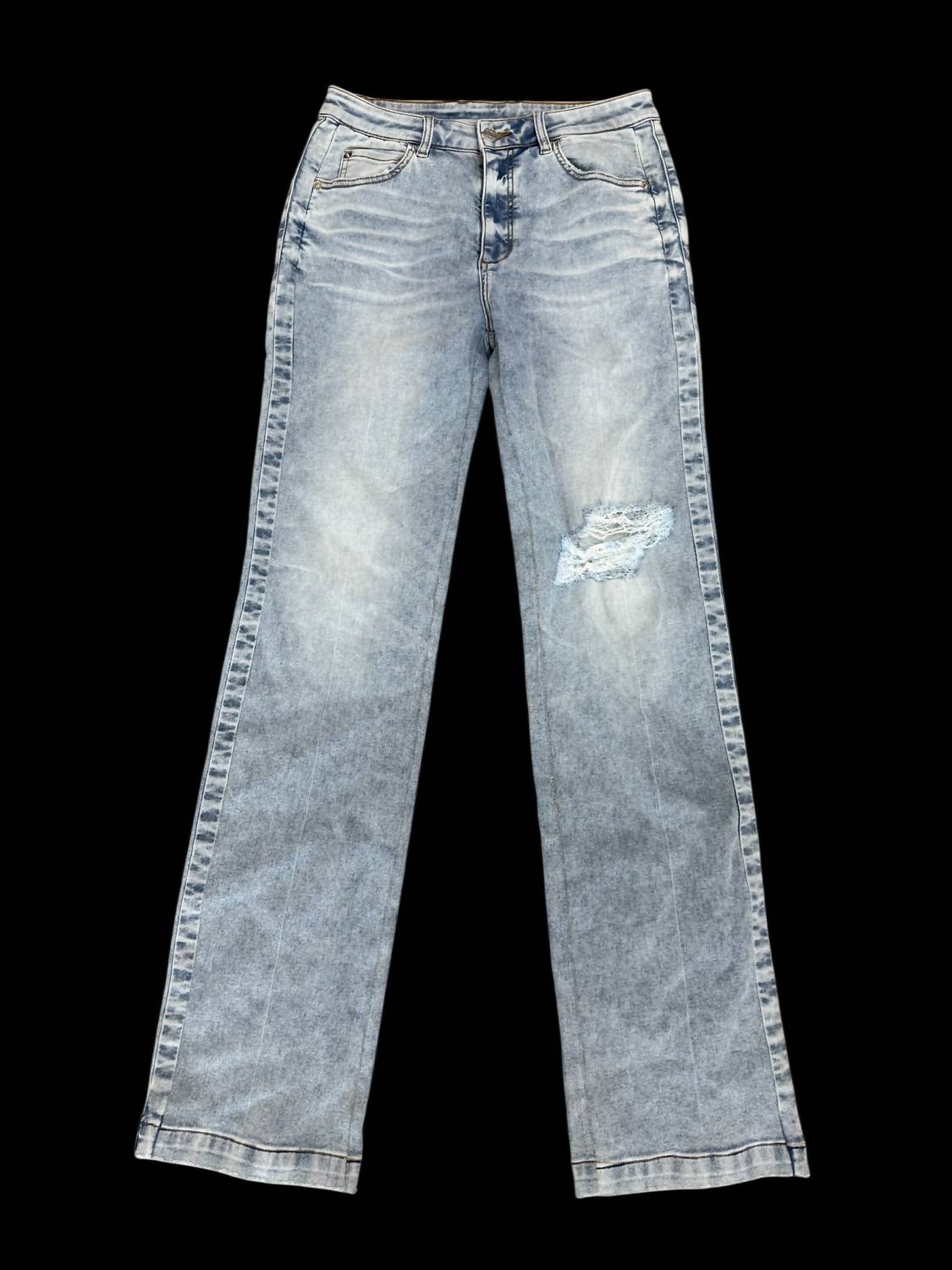 Ser.O.Ya - High Rise Straight Leg Jeans