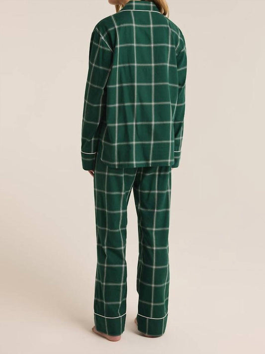 Z Supply - Dreamer Plaid Flannel Lounge Set